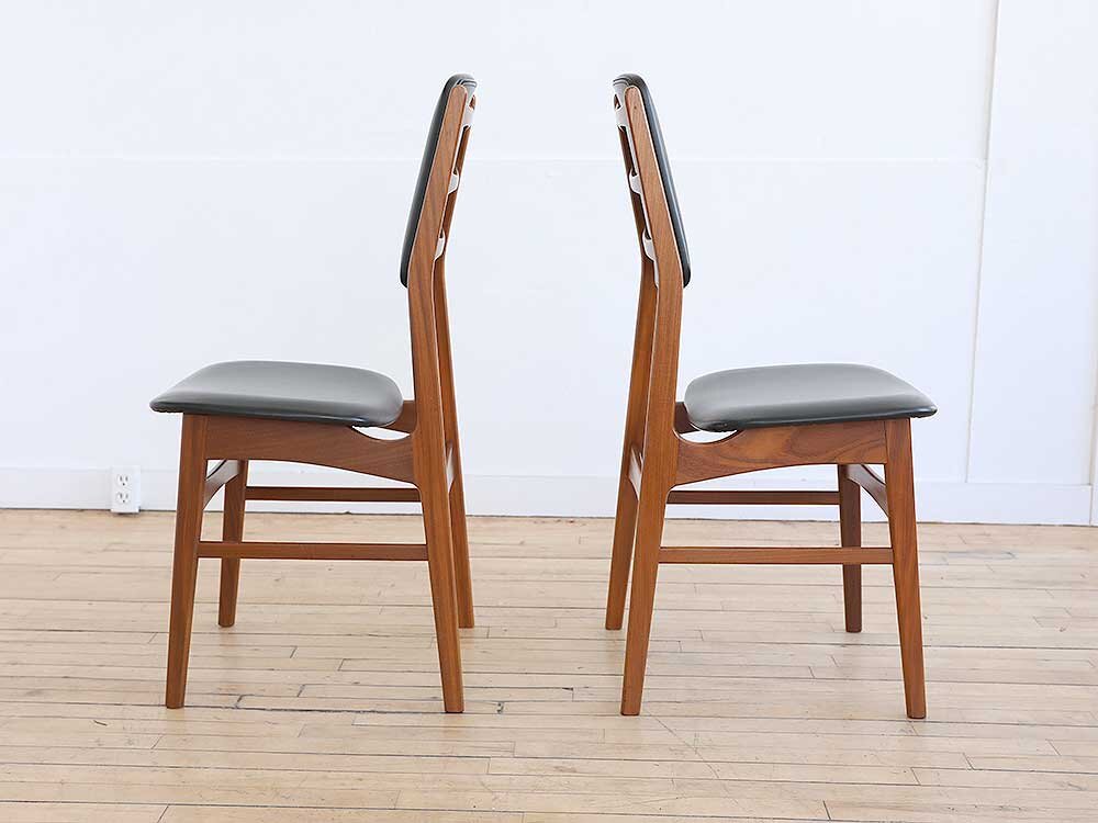 Niels Koefoed Style Teak Dining Chairs