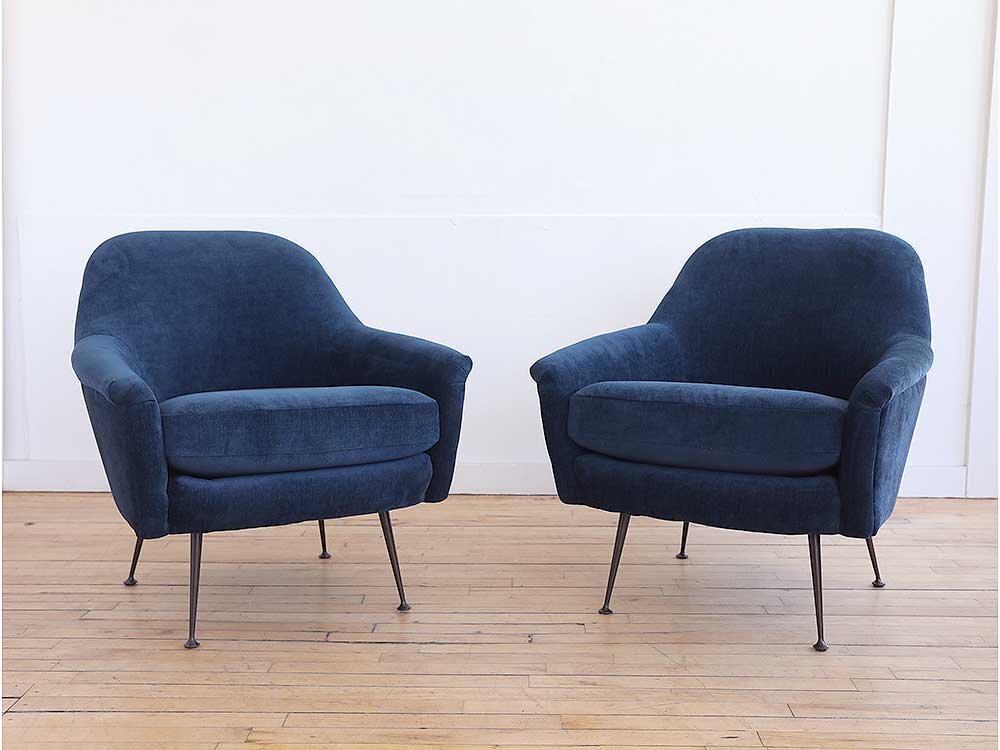 Guglielmo Veronesi Style Lounge Chairs