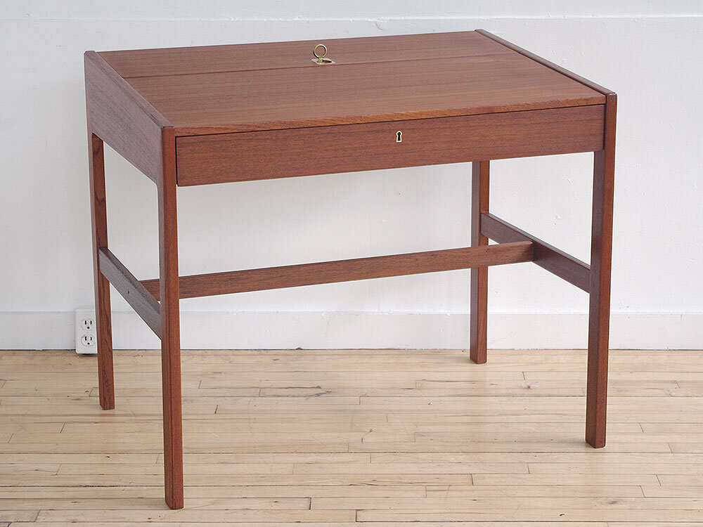 Arne Wahl Iversen Teak Writing Desk