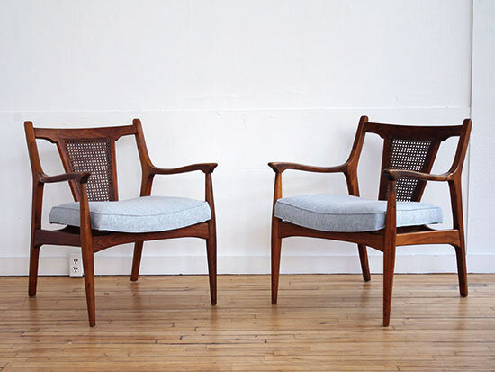 Pair Jack Cartwright Lounge Chairs