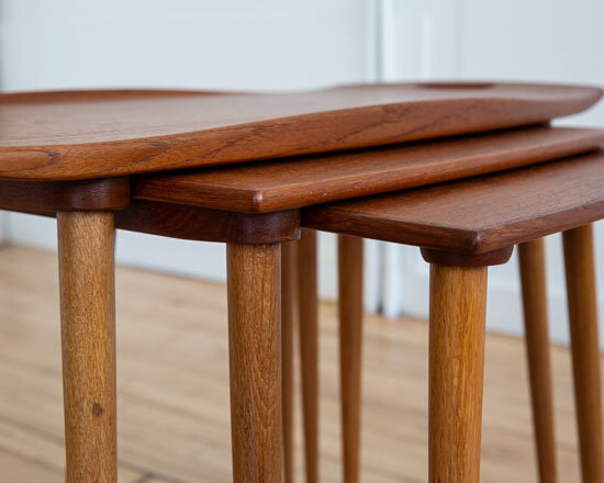 Quistgaard Teak &amp; Oak Nesting Tables