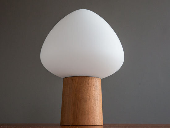 Laurel Teak Acorn Table Lamp