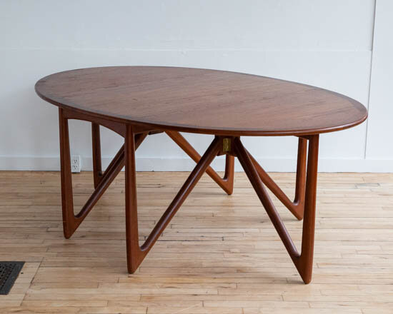 Kurt Ostervig Teak Spider Table