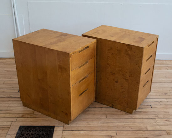 Pair of Alvar Aalto Model 296 Cabinets