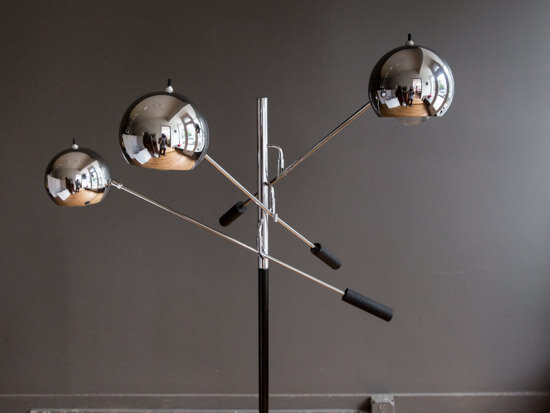 Robert Sonneman Three-Head Floor Lamp