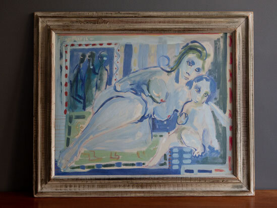 Tony Mafia Framed Oil Painting