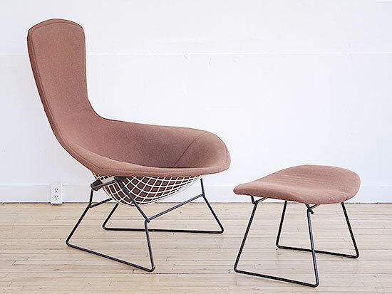 Bertoia Bird Chair and Ottoman