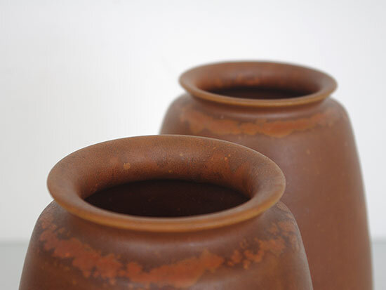 Pair of Herman Kaehler Ceramic Vases