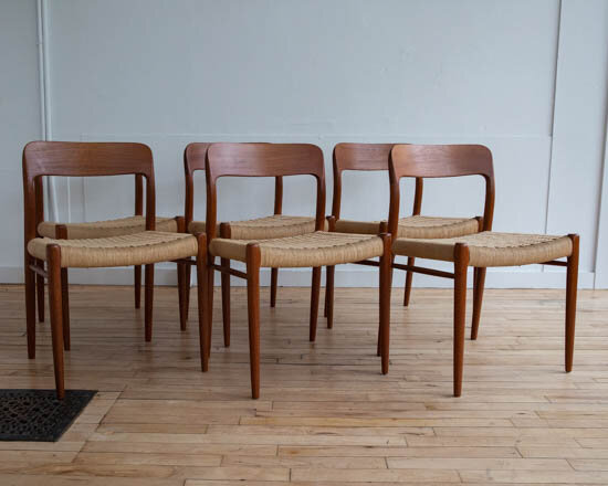 J. L. Møller Teak Dining Chairs