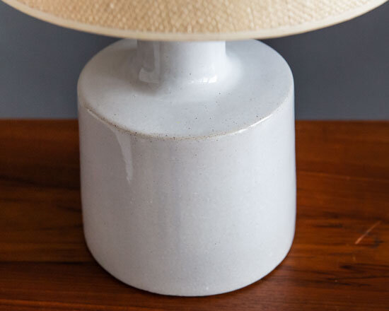 Martz Grey Ceramic Table Lamp