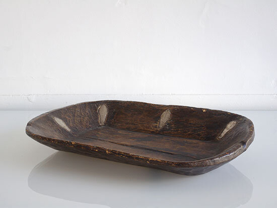 Peruvian Antique Wood Trencher Bowl