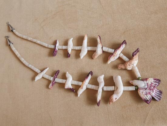 Quahog Shells Necklace by Roque Garcia