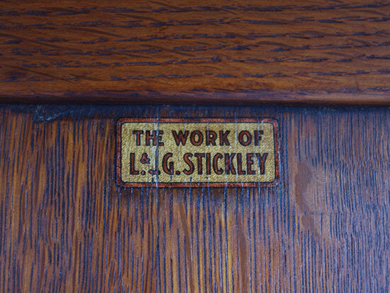 L. &amp; J. G. Stickley Mission Library Table