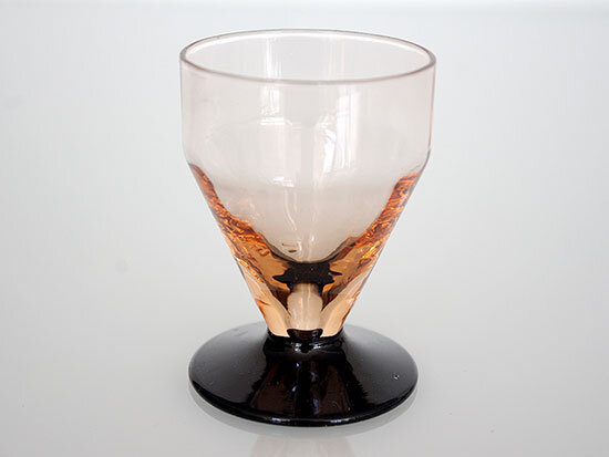 Czechoslovakian Art Deco Blown Glass Cordials