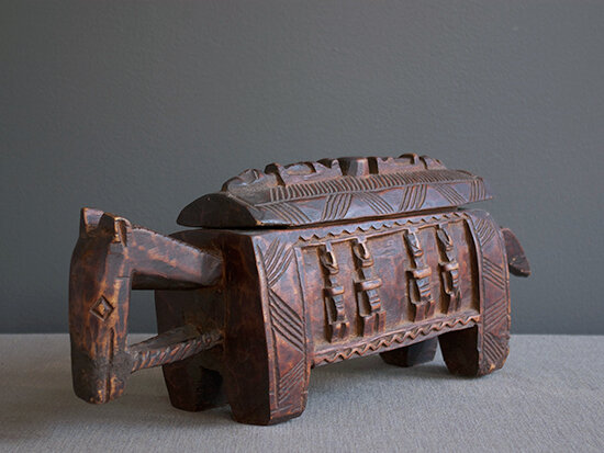 Dogon Carved Tobacco Box