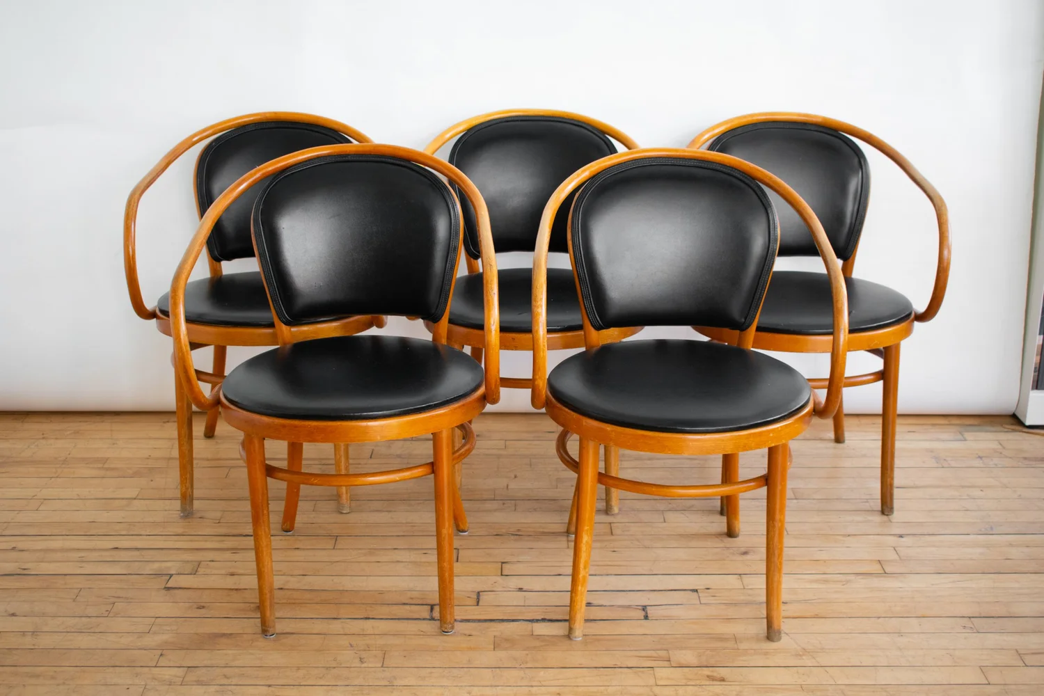 Mid Century Thonet Industries Chair Mid-century Thonet Bicolored