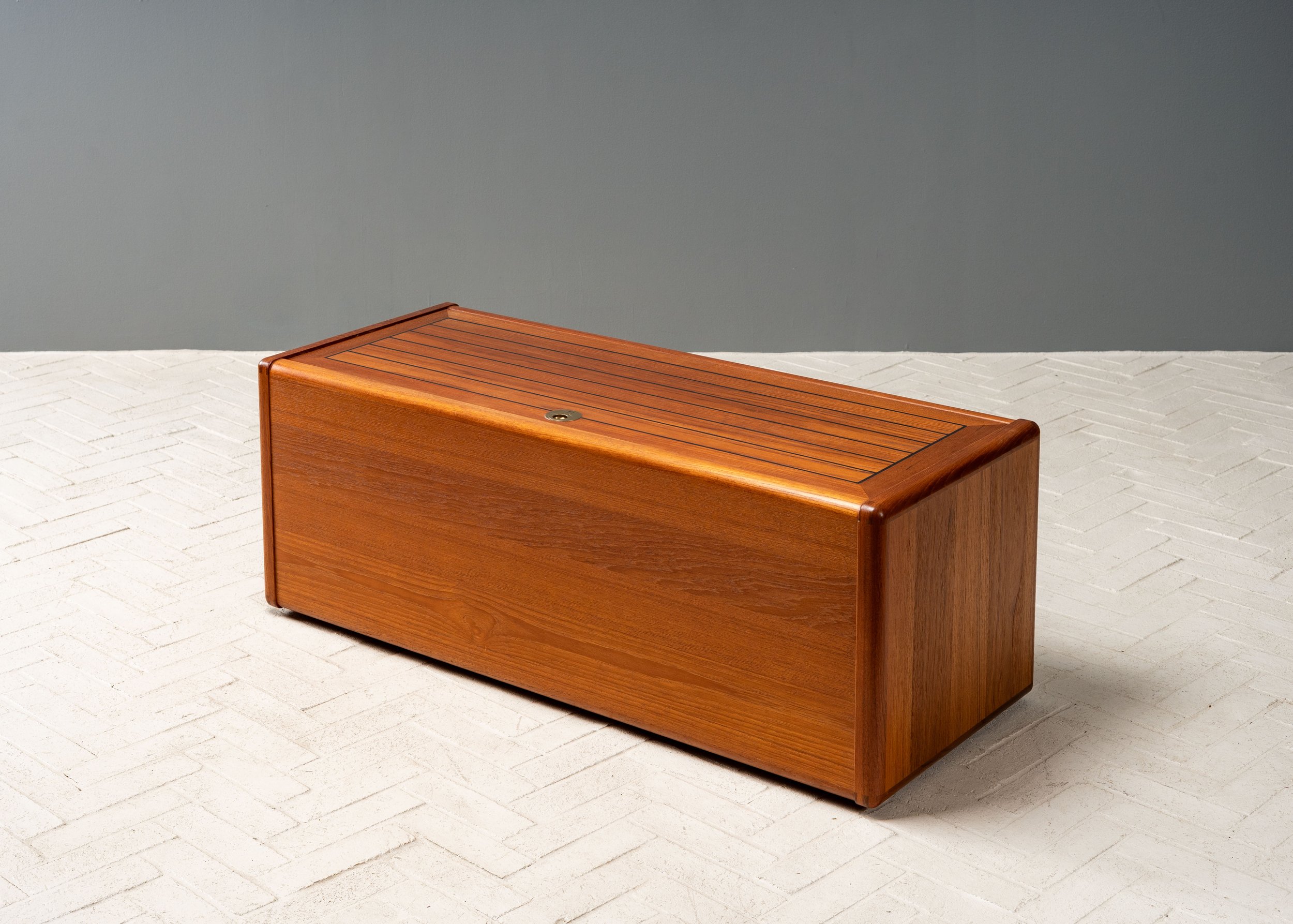 Teak Captain's Chest