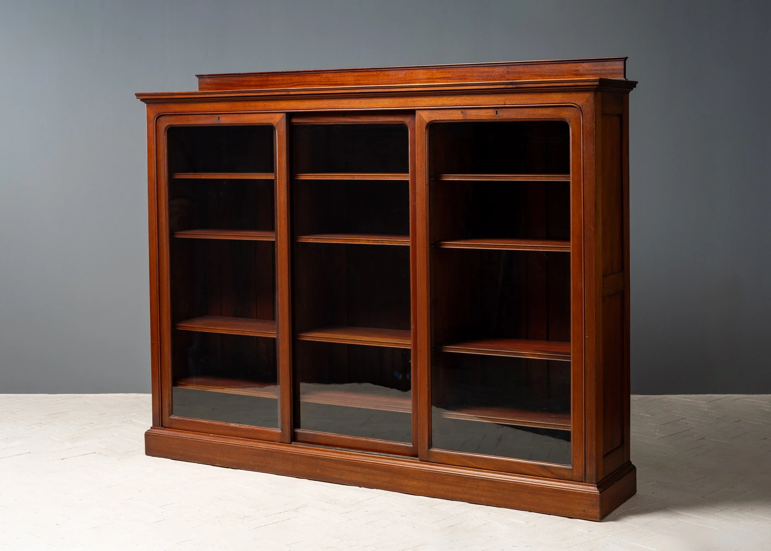 AH Davenport Cuban Mahogany Bookcase