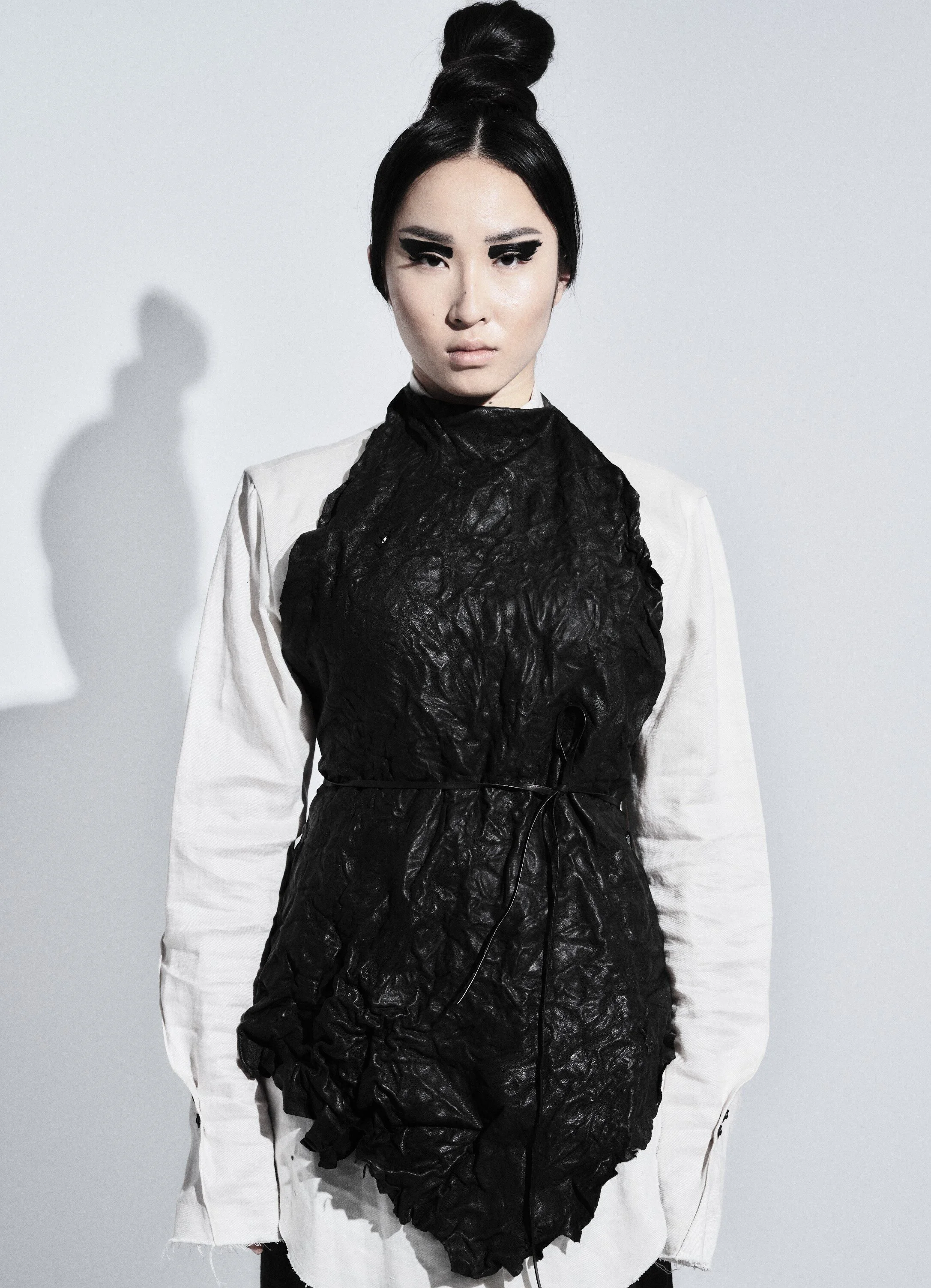 KASHAN LEATHER BODY TOP