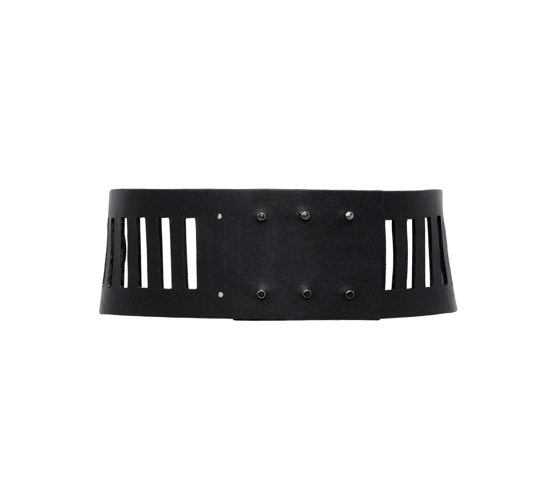 TIRA LEATHER WIDE BELT