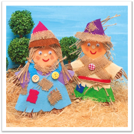 SRC: Spoon Scarecrows