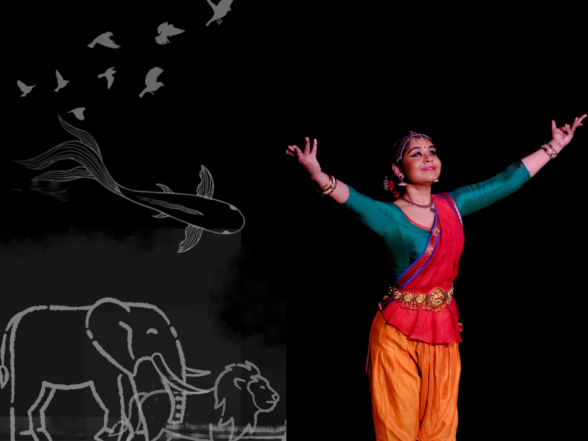 Dance Like Animals with Indian Kuchipudi Style Workshop