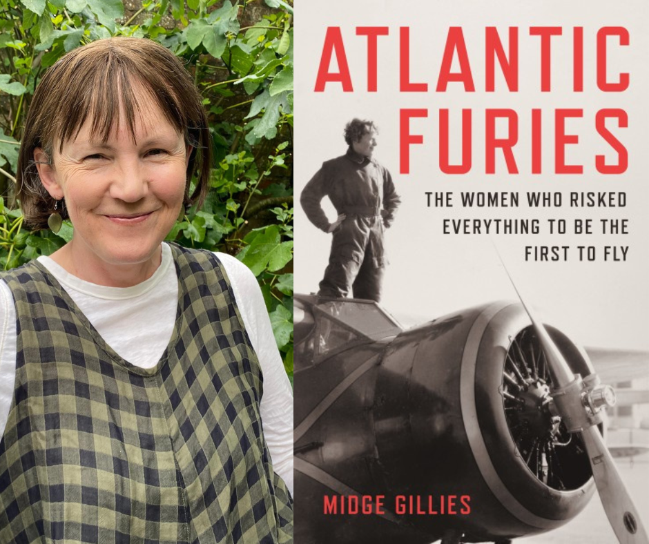 Atlantic Furies, with author Midge Gillies