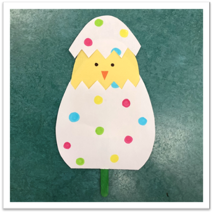 Pop-up Chick Easter Craft