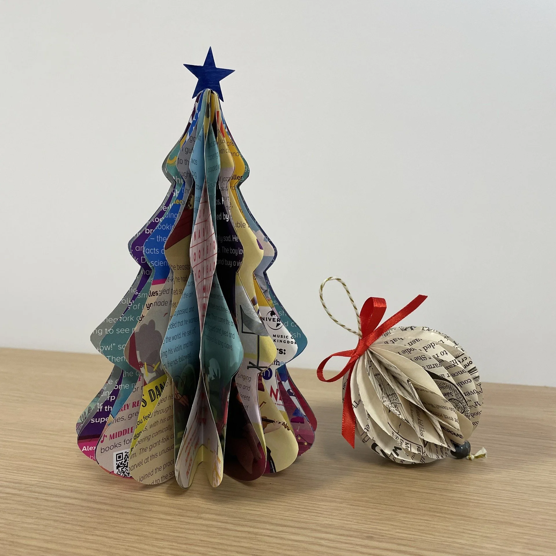 Teen Craft: Paper Christmas tree