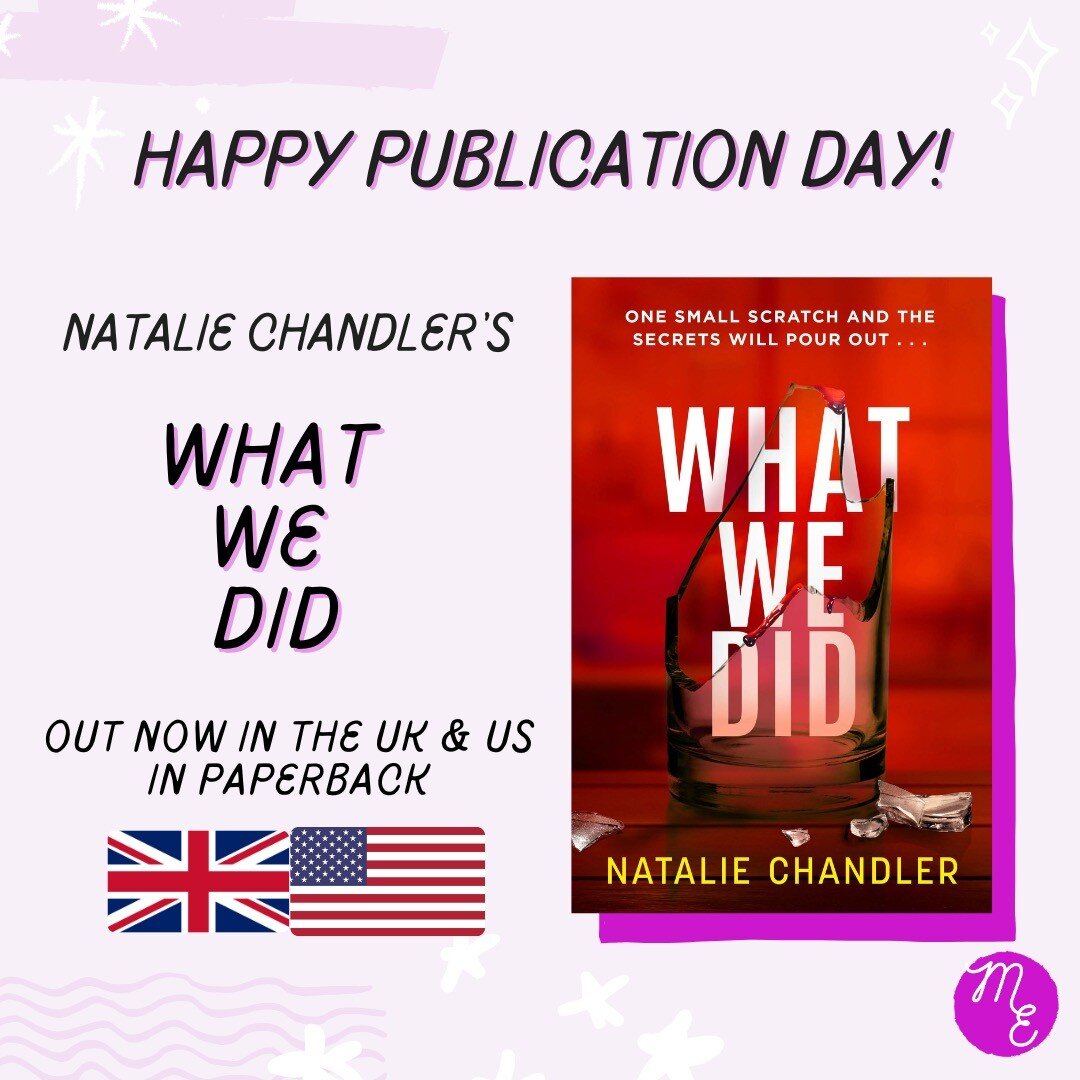 Happy publication day to @nataliechandlerauthor and #WhatWeDid!

Jenna has spent the last twenty-five years trying to forget what happened to her as a teenager. Trying to forget what they did.

But it has always been there - the mistake the four frie