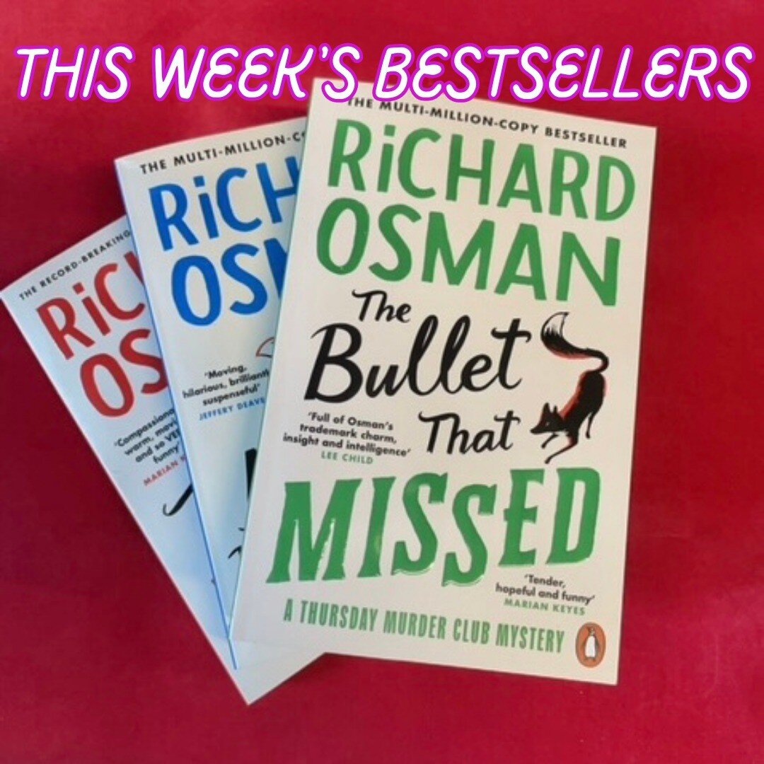 Congratulations to Richard Osman who is back at the top of the Sunday Times bestseller chart following THE BULLET THAT MISSED&rsquo;s paperback publication last week!👏🏆

THE BULLET THAT MISSED #1
THE THURSDAY MURDER CLUB #15
THE MAN WHO DIED TWICE 