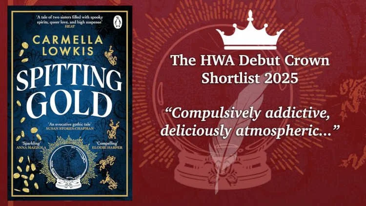 A HUGE congrats to @carmellalowkis on her shortlisting for the HWA Debut Crown! Down to the final six, we couldn't be prouder of Carmella!