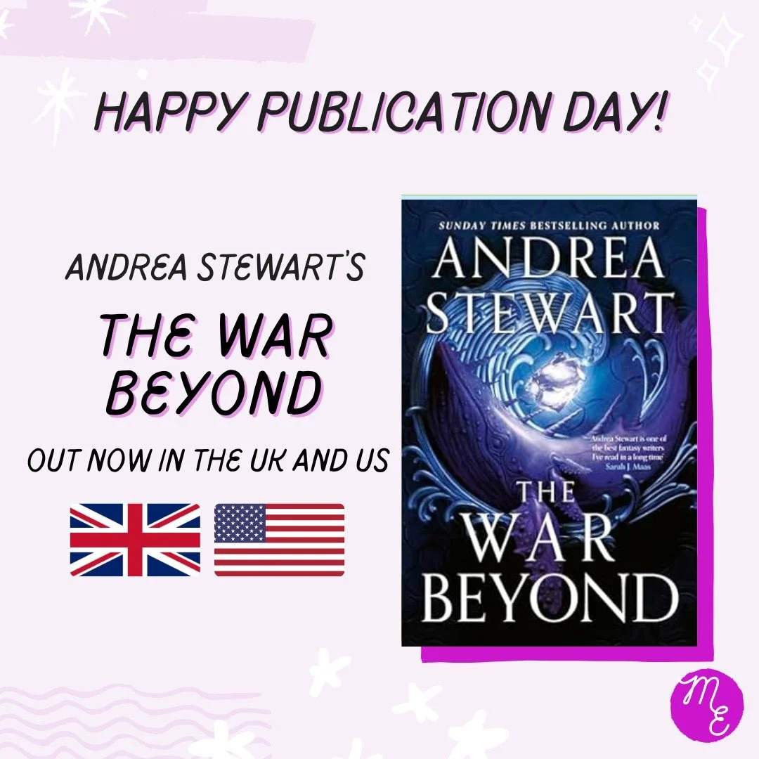 Happy publication day to @andreagstewart and the thrilling sequel to bestselling The Gods Below, THE WAR BEYOND! 🎉