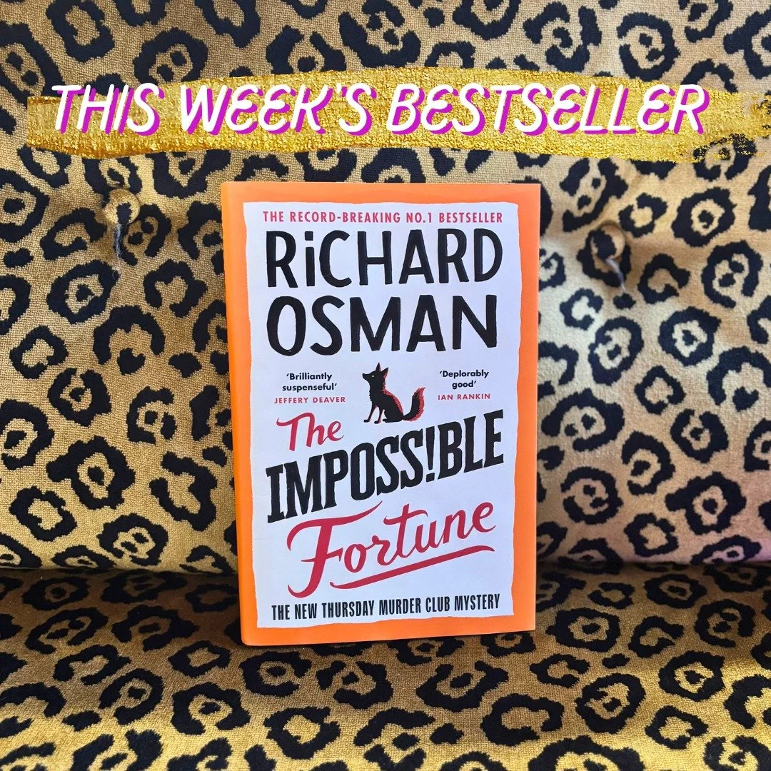 Congratulations to @misterosman who is once again a Sunday Times bestseller with THE IMPOSSIBLE FORTUNE at #2 in the hardback chart during its 6th week of publication. We&rsquo;re delighted to see so many fans return to the series!🥳