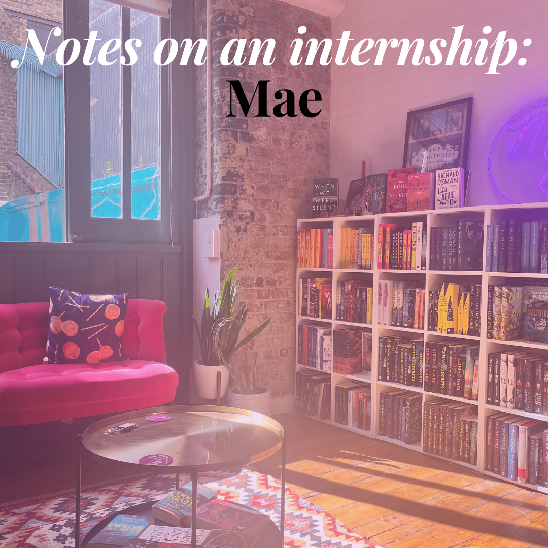 Notes on an internship: Mae 
