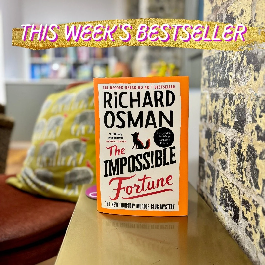 Congratulations to @misterosman who has had another great week of sales with THE IMPOSSIBLE FORTUNE and is #2 in the Sunday Times hardback chart! 🥳