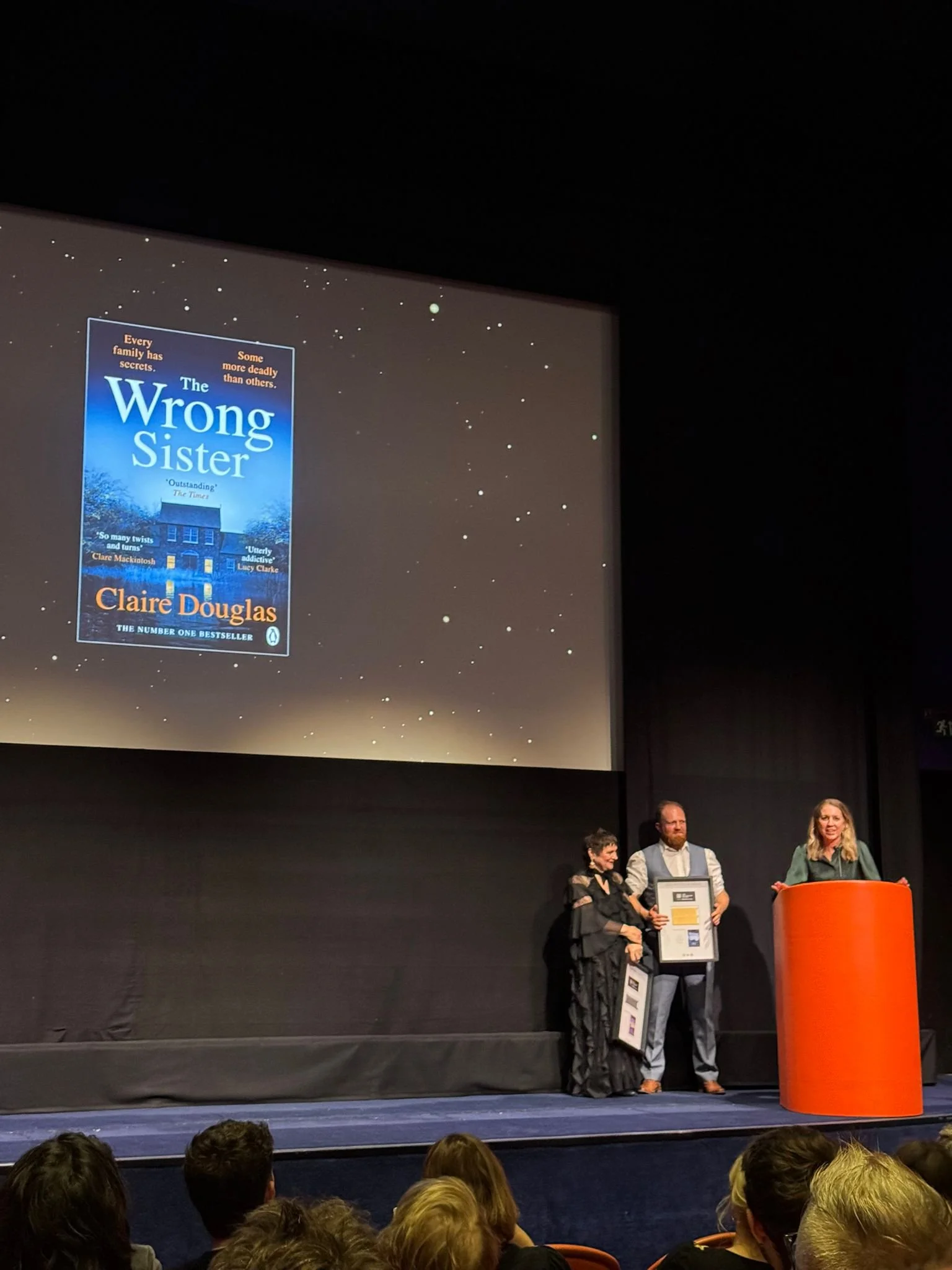 Claire Douglas Celebrated Twice at the Bestseller Awards 2026