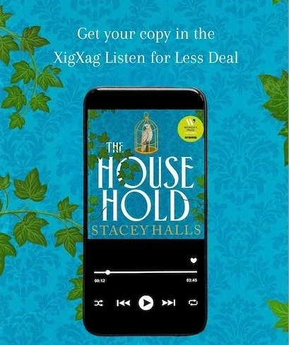 THE HOUSEHOLD by @staceyhallsauthor has been selected for an Audible and XigXag Monthly Deal where the audiobook will be discounted for all of February!🎧
