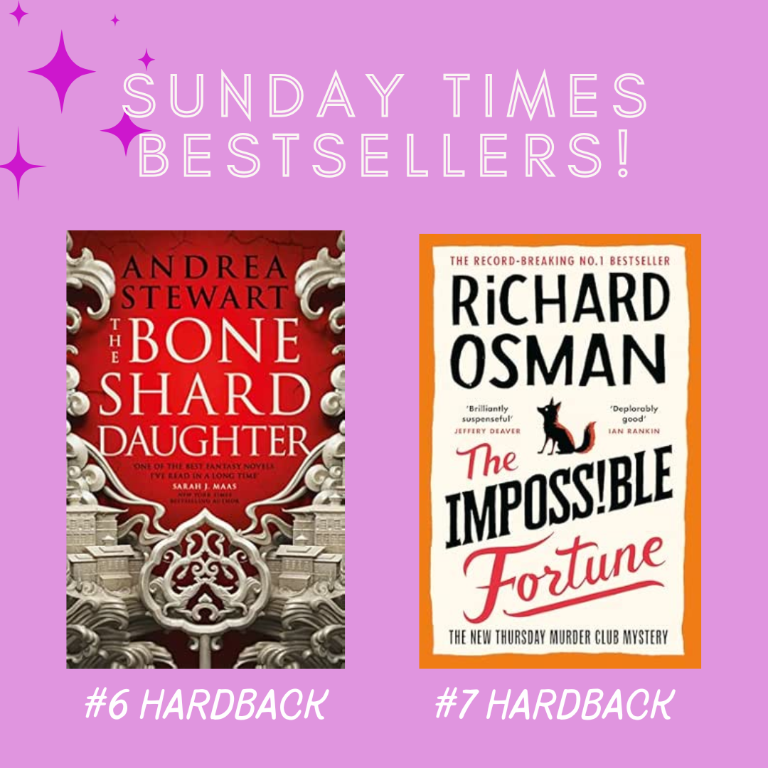 The Impossible Fortune Remains in the Top 10 and The Bone Shard Daughter is Back in the Chart