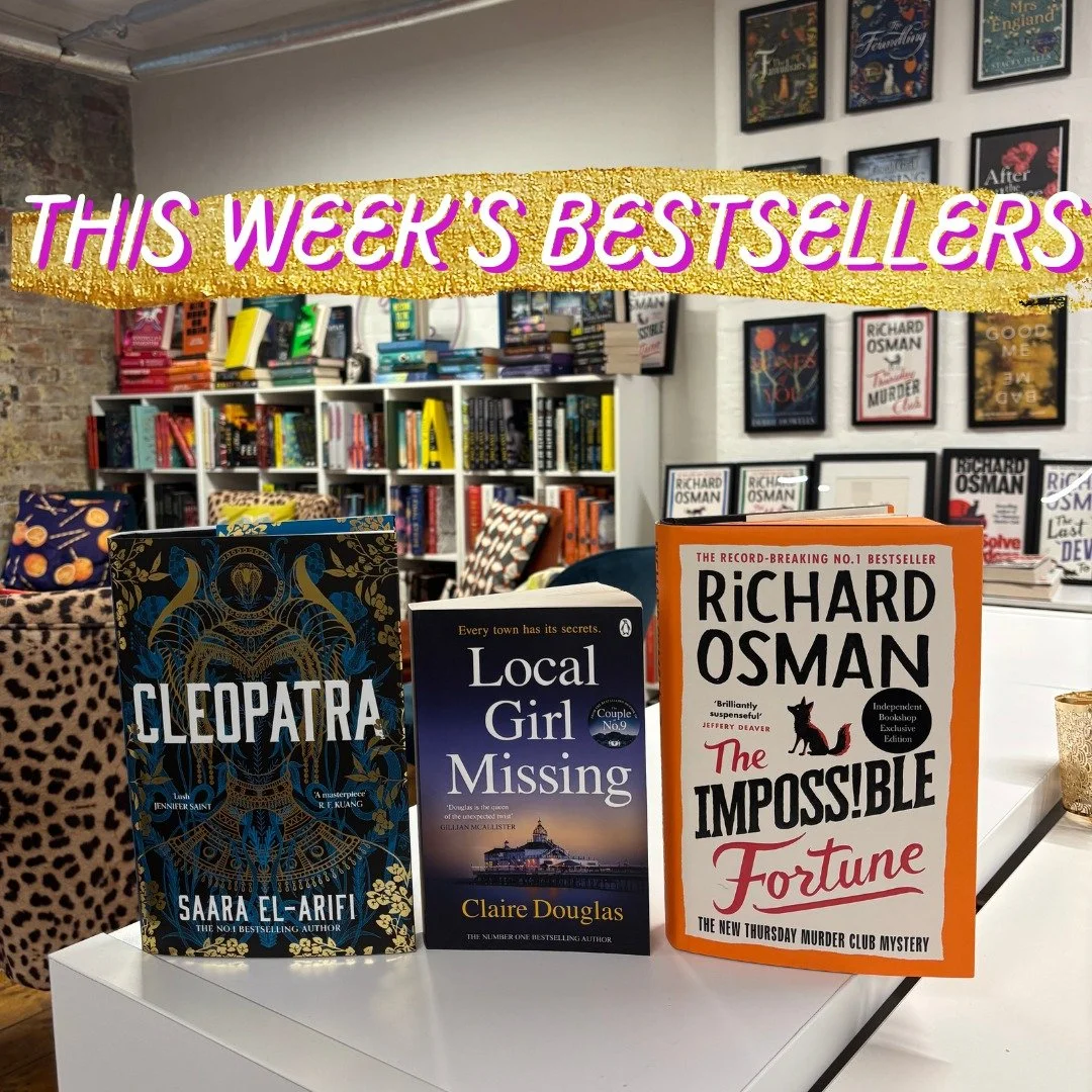 Congratulations to three of our wonderful authors who are Sunday Times bestsellers this week! 

In its first week of publication CLEOPATRA by Saara El-Arifi is #4 in the hardback chart. Then, THE IMPOSSIBLE FORTUNE by Richard Osman is #11 in the hard