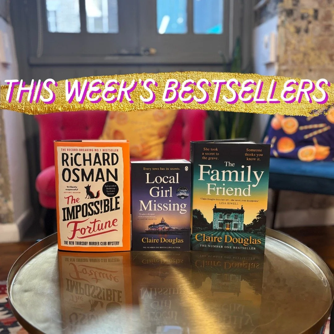 We are so thrilled to announce that THE FAMILY FRIEND by Claire Douglas has entered the Sunday Times hardback chart at #3 after publishing last week! 🎉

THE IMPOSSIBLE FORTUNE by Richard Osman remains at #11 in the hardback chart and Claire Douglas&