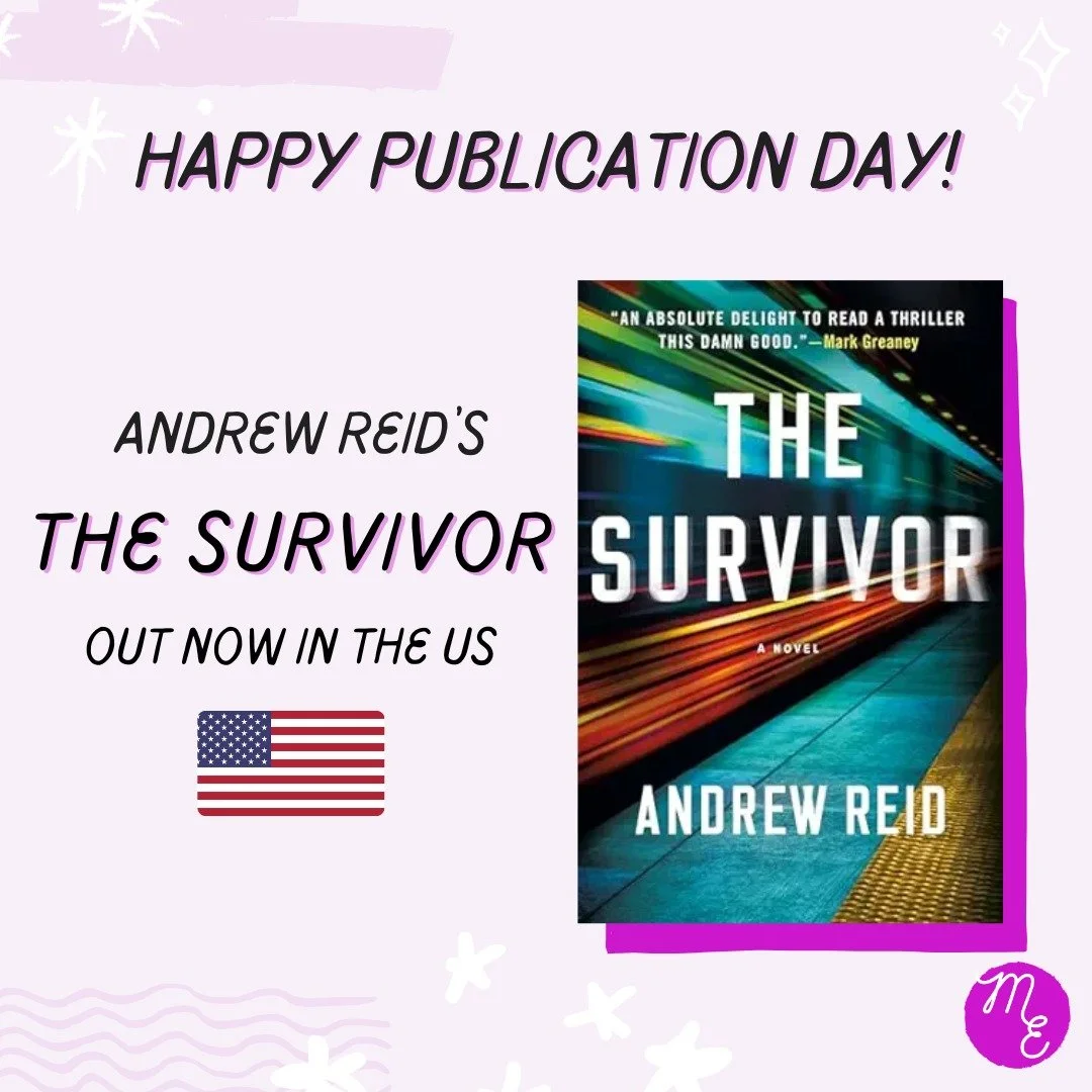 Happy publication day to @mygoditsraining and his brand new 'heart-pounding' thriller, THE SURVIVOR! 🎉