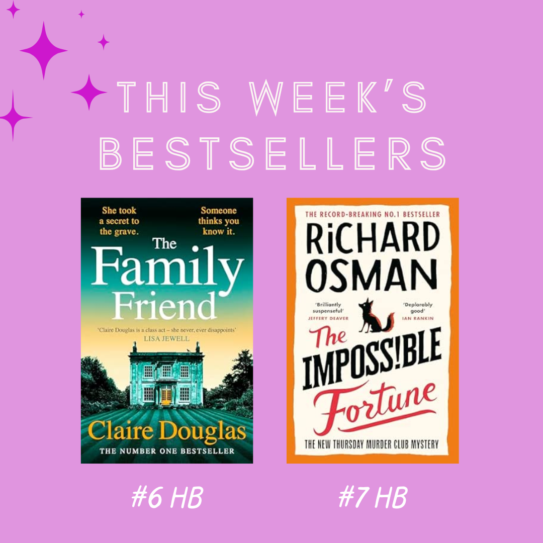 Claire Douglas and Richard Osman Both in Top 10