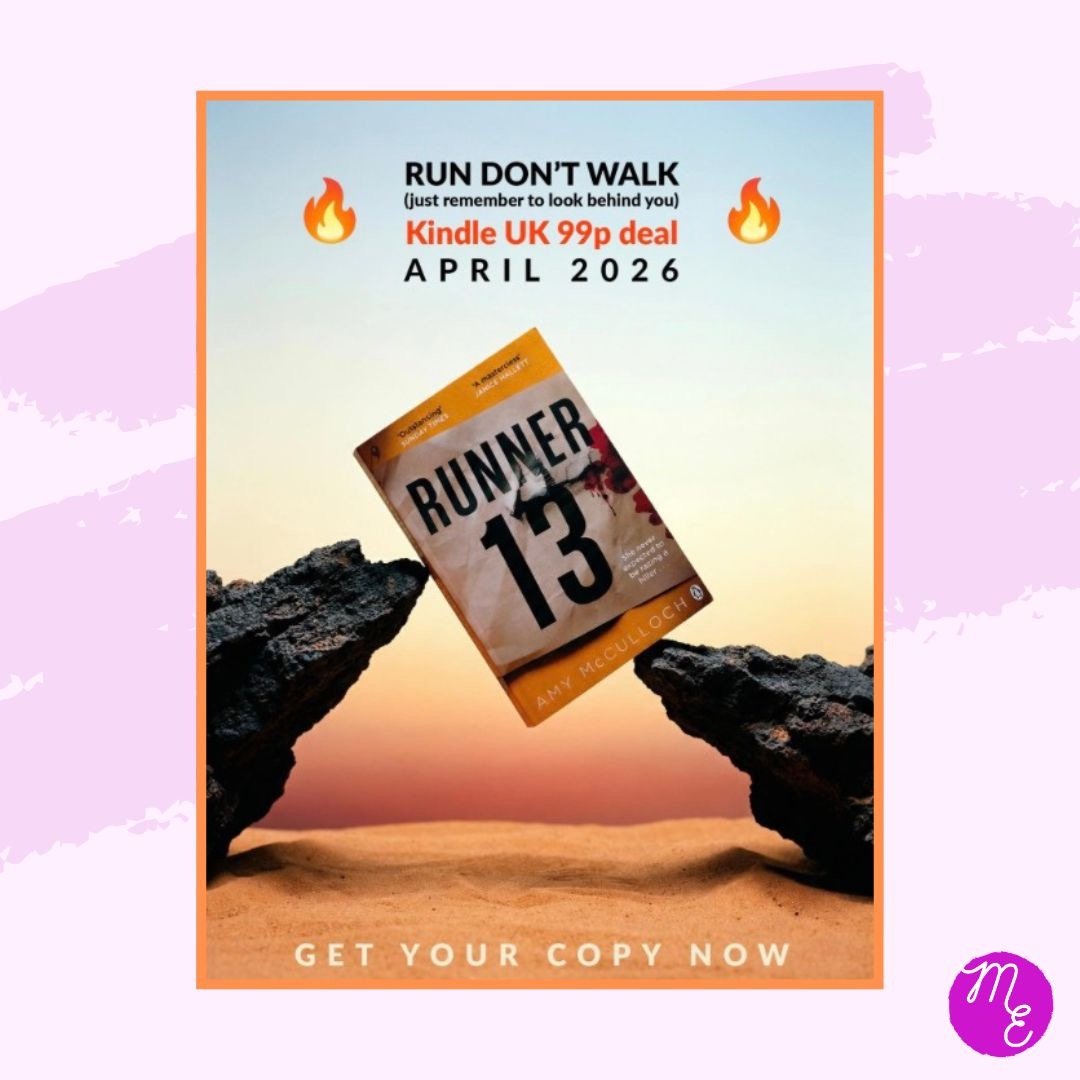 ICYMI RUNNER 13 by @amymccullochbooks has been chosen for a kindle monthly deal.

Hurry! The ebook is priced at 99p and is available all through April! 🎉