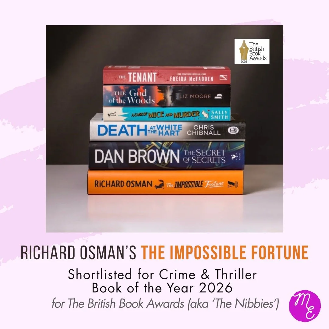 The Impossible Fortune by @misterosman has been shortlisted for the British Book Awards 2026 in the Crime &amp; Thriller category.

&ldquo;This year&rsquo;s shortlist finds the biggest crime mega brands rubbing shoulders with two exciting debuts, fro