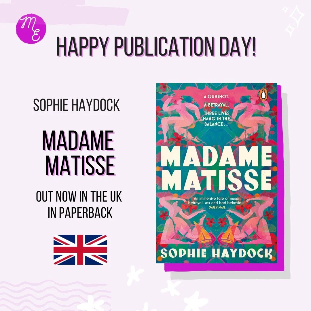 Happy publication day to @_sophiehaydock_ whose brilliant Madame Matisse publishes today in paperback in the UK. 🎉