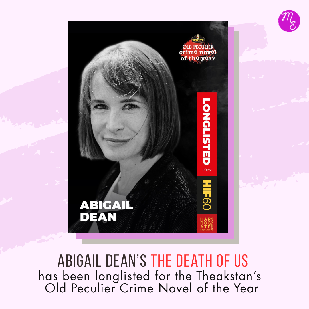 The Death of Us long listed for the Theakston's Crime Novel of the Year