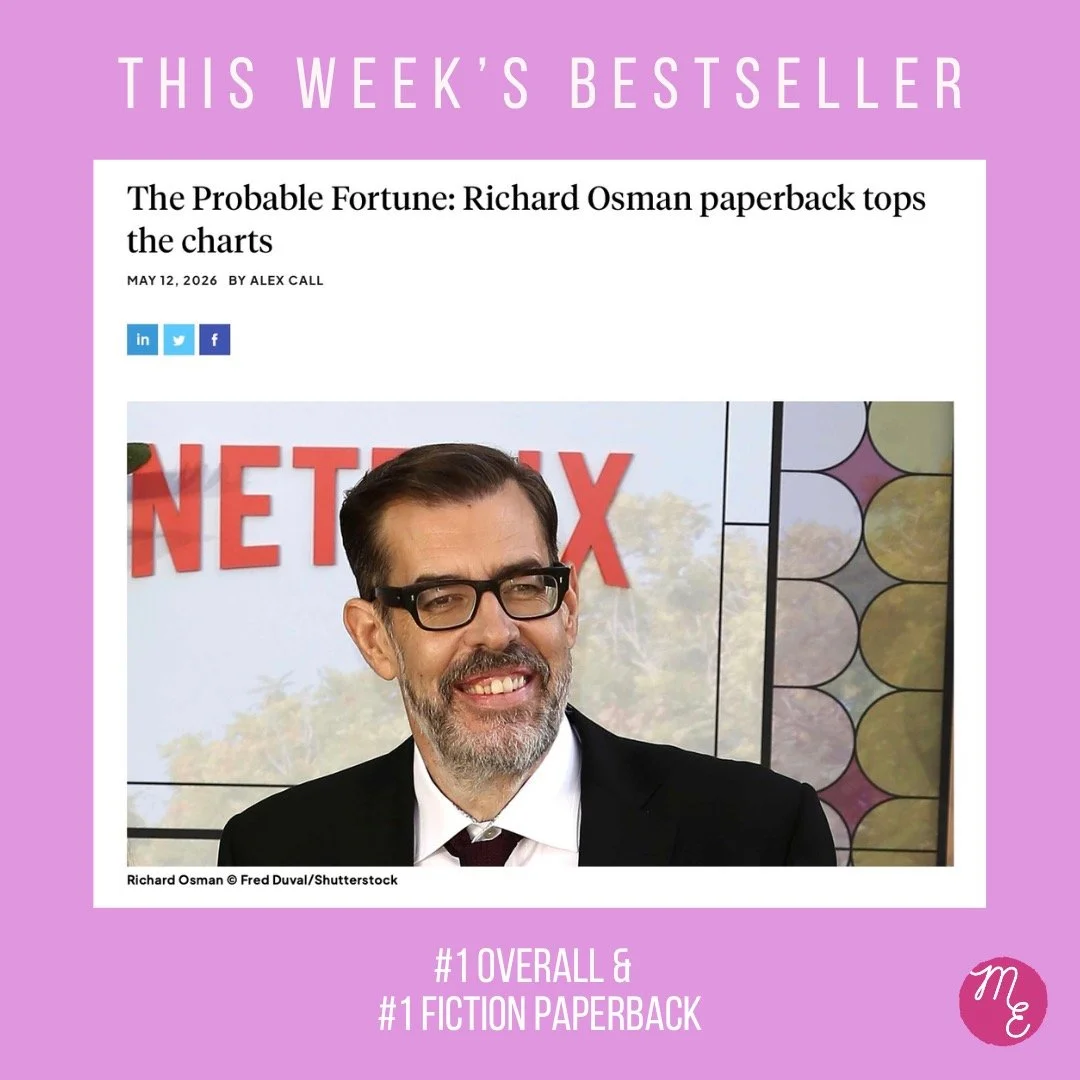 Congratulations to @misterosman who has flown straight to the top of the Official UK Top 50 with the paperback edition of The Impossible Fortune (Viking). 

The fifth Thursday Murder Club mystery has sold 41,078 copies in its first few days on sale m