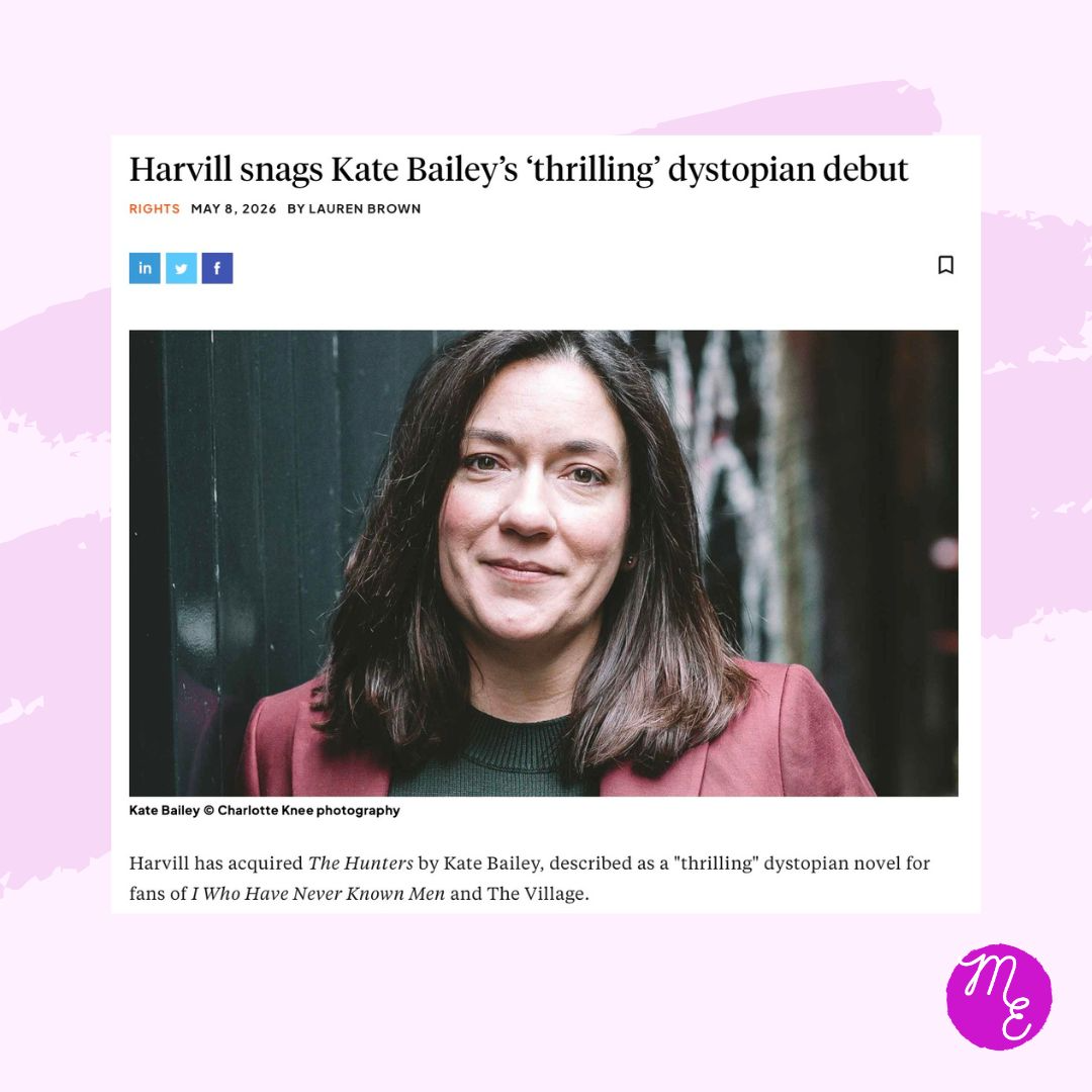 Kate Bailey’s THE HUNTERS acquired by Harvill    