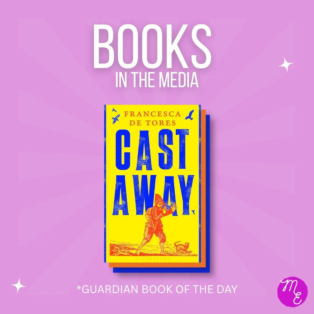 In the run up to the publication of Francesca de Tores&rsquo;s CAST AWAY, (publishing on the 21st of May) the book has received some fantastic press including a 'Book of the Day' pick in the Guardian, as well as reviews in 
The Times, Unseen Historie